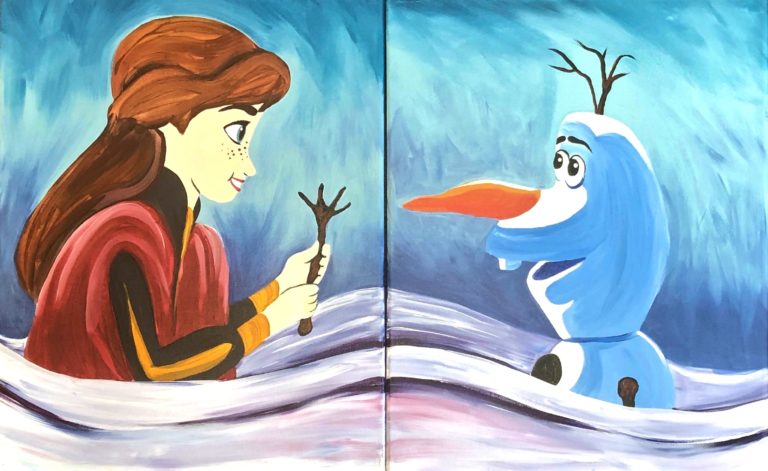 Disney’s Anna and Olaf, Paint Together or Pick One!